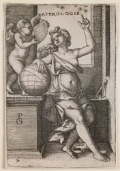 Asztrológia, a "Szabad művészetek" sorozatból, 1541 körül (metszet)
