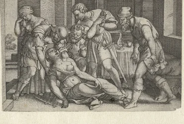 Collatinus és Brutus a haldokló Lucretiánál Történetek a kora római történelemből (sorozat címe)