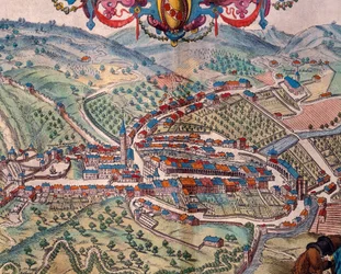A Serravalle Scrivia képe, Georg Braun és Franz Hogenberg