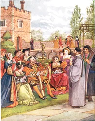 The Kings Ballad, illusztráció az „Egy képes daloskönyvből”, 1910