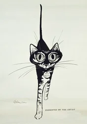 Move Quietly, 1962 körül (indiai tinta a fedélzeten)