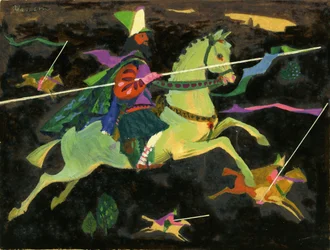 Éjszakai lovas lándzsákkal, 1960-as évek