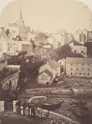 Tenby Town és Harbour része, 1853.