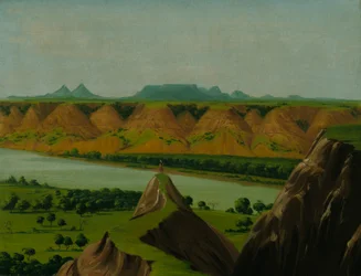 Big Bend a Missouri felső folyásánál, 1900 mérföldre St. Louis felett