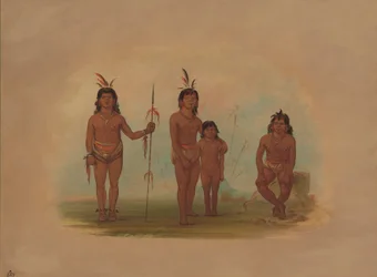 Négy Goo-a-Give indián, 18541869.