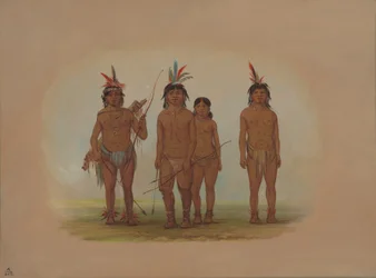 Négy macouchi indián, 18541869.