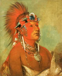 Jee-hé-o-hó-shah, Nem lehet ledobni, egy harcos, 1832.