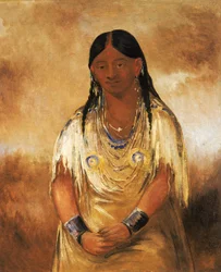 Mún-ne-o-ye, egy nő, 1832.