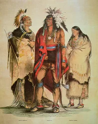 Észak-amerikai indiánok (színes litó)