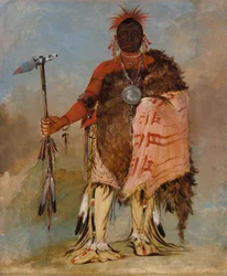 Om-pah-tón-ga, Nagy Szarvas, egy híres harcos