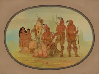 Osage indiánok, 18611869.