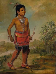 Osceola Nick-a-no-chee, egy fiú, 1840.