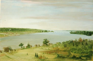 Sault Ste. Marie, Az Egyesült Államok helyőrségének bemutatása a távolban, 1836-1837.