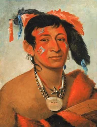 Sha-wá-no, A dél, egy ismert harcos, 1831.