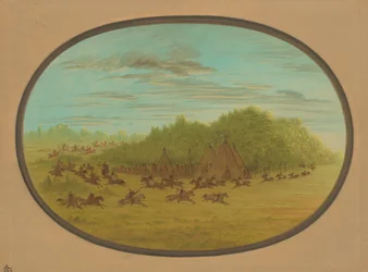 A Camanchees színlelt harca, 18611869.