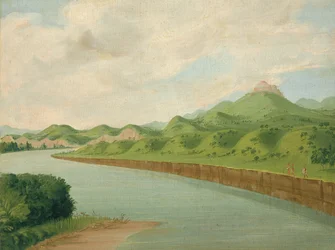A torony, 1100 mérfölddel St. Louis felett, 1832.