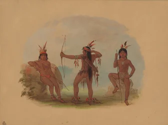 Három woyawayi indián, 18541869.