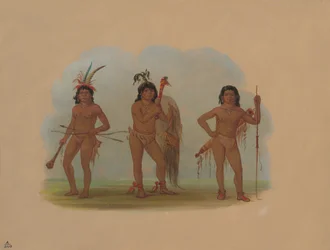Három zurumati indián, 18541869.
