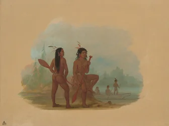 Két fiatal Hyda férfi, 18551869.