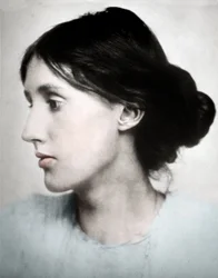 Virginia Woolf angol írónő portréja (fotó)