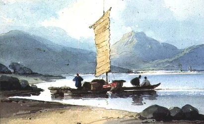 Sárga vitorlás hajó, Kína