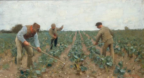 A földet kapálni