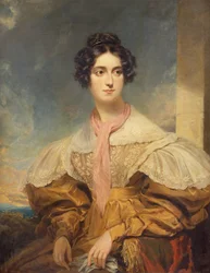 Lady Georgiana Clinton portréja (olaj, vászon)