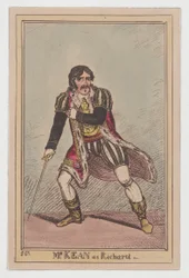 Edmund Kean mint Richard III, kb. 1814., kb. 1814.