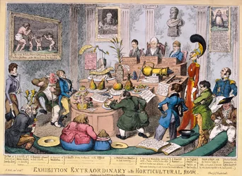 Kiállítás a londoni Királyi Kertészeti Társaságban, 1826
