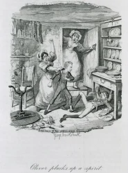 Oliver felkap egy szellemet, 1837