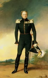 I. Sándor császár (1777-1825) portréja 1825 (olaj, vászon)