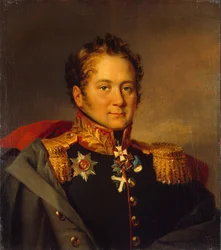 Alekszandr Alekszandrovics Pisarev tábornok portréja 1780-1848, 1825 előtt
