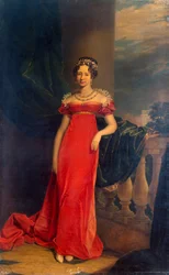 Mária Pavlovna orosz nagyhercegnő portréja, 1786–1859, 1822.