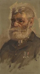 G. Sandford portréja, 28., c. 1920 (olaj a panelen)