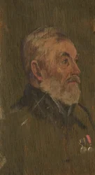 H. Fussell portréja, L.T.C., c. 1920 (olaj a panelen)