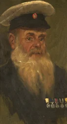 J. Wilson, R.M.A. portréja, 1920 körül (olaj, tábla)