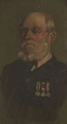 T. Green portréja, R.A., c. 1920 (olaj a panelen)