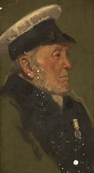 W. Lavington portréja, R. N., c. 1920 (olaj a panelen)