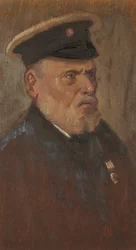 C. Parson portréi, R.A., c. 1920 (olaj a panelen)