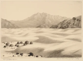 Dűnék Palm Springs közelében, Kaliforniában (2. sz.)
