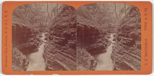 Watkins Glen-i táj, Árnyék-szurdok, kb. 1860