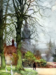 „Salisbury katedrális, Wiltshire”, 1924-1926.