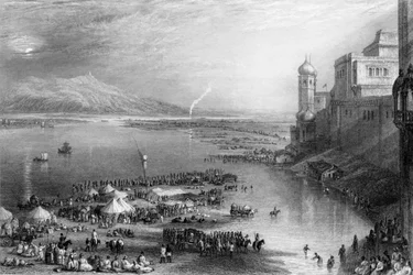 „A Chaut része, Hurdwarban”, 1838.