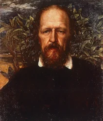 Alfred Tennyson (1809-1892) portréja, George Frederick Watts (1817-1904)