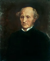 John Stuart Mill portréja (Pentonville