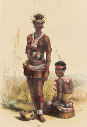 King Panda (Mpande) táncoslányai