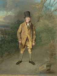 Egy kertész portréja a yorkshire-i Bramham Parkból, 1822 körül (olaj, vászon)