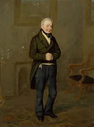 A yorkshire-i Bramham Park házi gondnokának portréja, azonosítva: John Pollock (1769-1837), 1822 körül (olaj, vászon)