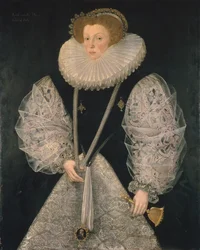 Mary Cornwallis, 1580-85 körül (olaj, panel)