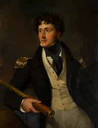 Honkapitány portréja. Charles Bridgeman (1791-1860), 1810-50 körül (olaj, vászon)